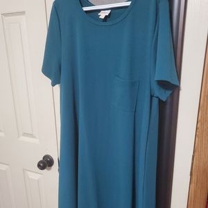 LuLaRoe Carly, 3x, Textured Teal